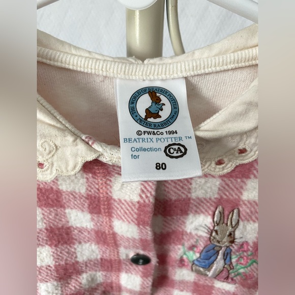 Vintage Beatrix Potter Peter Rabbit Brushed Cotton Jacket - Picture 5 of 10